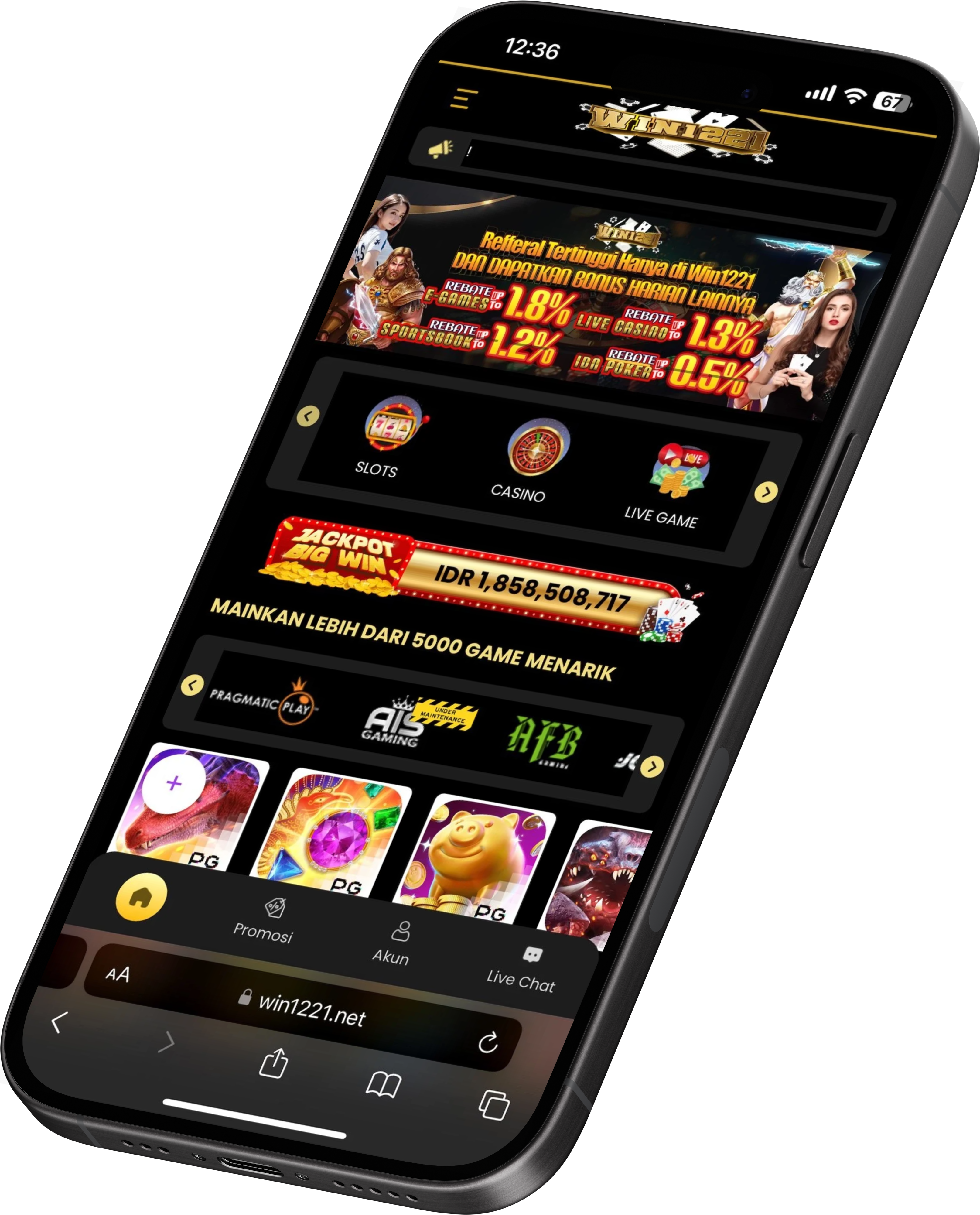 win1221 mobile